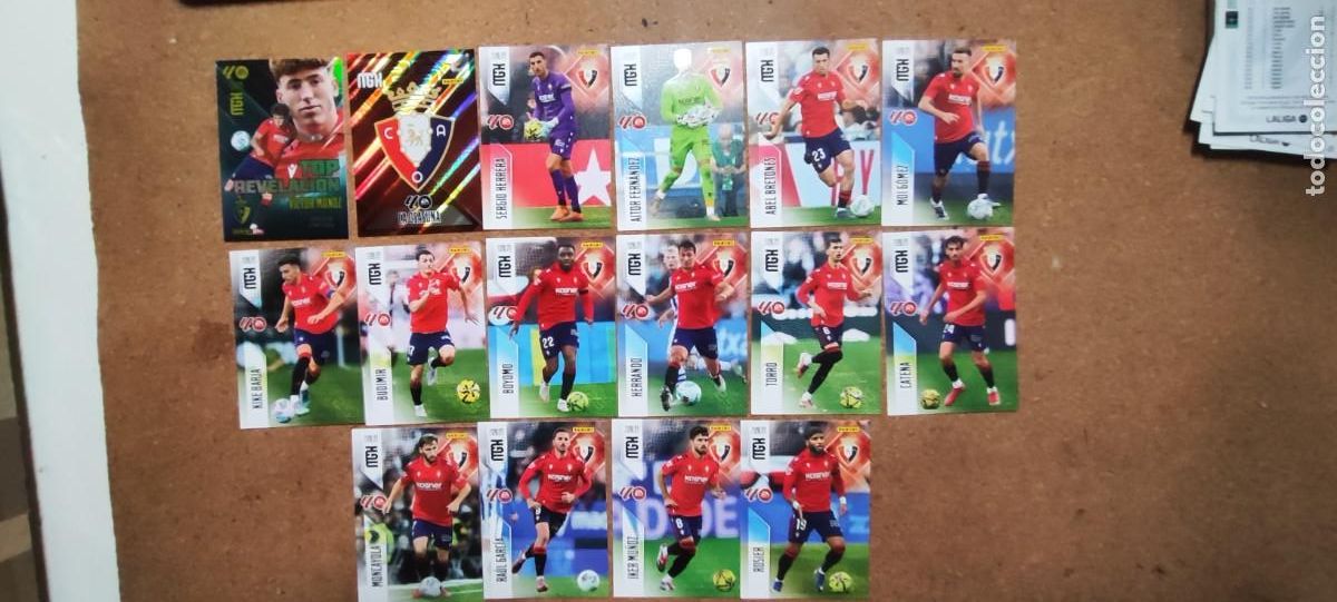 Cromos de Futebol: MEGACRACKS 26/27 LOTE DE 16 CARTAS DEL OSASUNA # PANINI