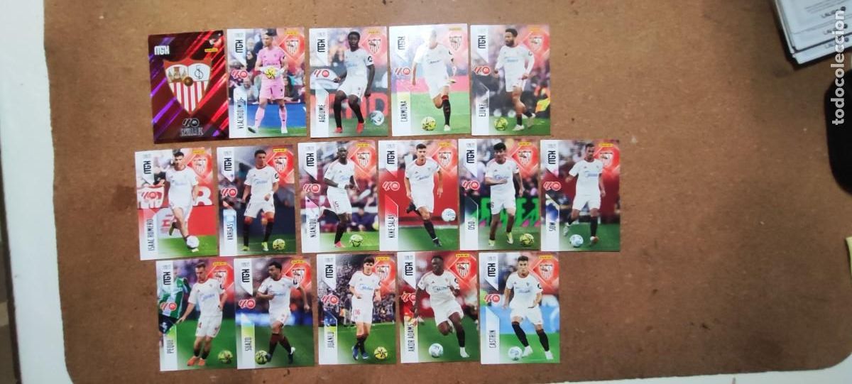 Cromos de Futebol: MEGACRACKS 26/27 LOTE DE 16 CARTAS DEL SEVILLA # PANINI