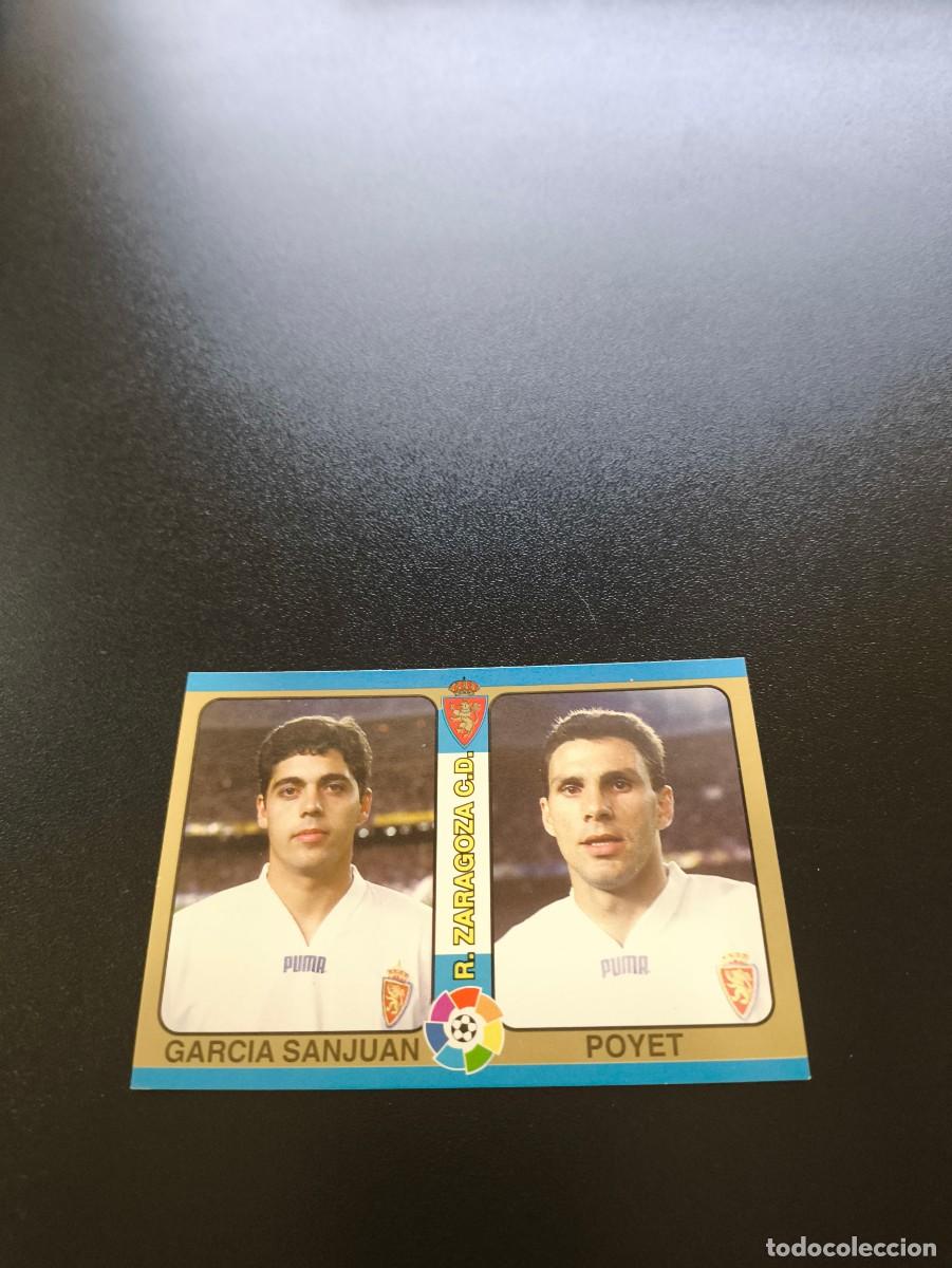 Cromos de f&uacute;tbol: 25 Garcia Sanjuan / Poyet ZARAGOZA MUNDICROMO LIGA FUTBOL TOTAL 1994 1995 94 95 NO PANINI LIGA ESTE