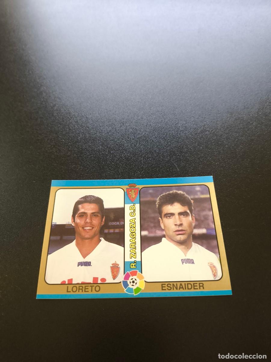 Cromos de f&uacute;tbol: 27 Loreto / Esnaider ZARAGOZA MUNDICROMO LIGA FUTBOL TOTAL 1994 1995 94 95 NO PANINI LIGA ESTE
