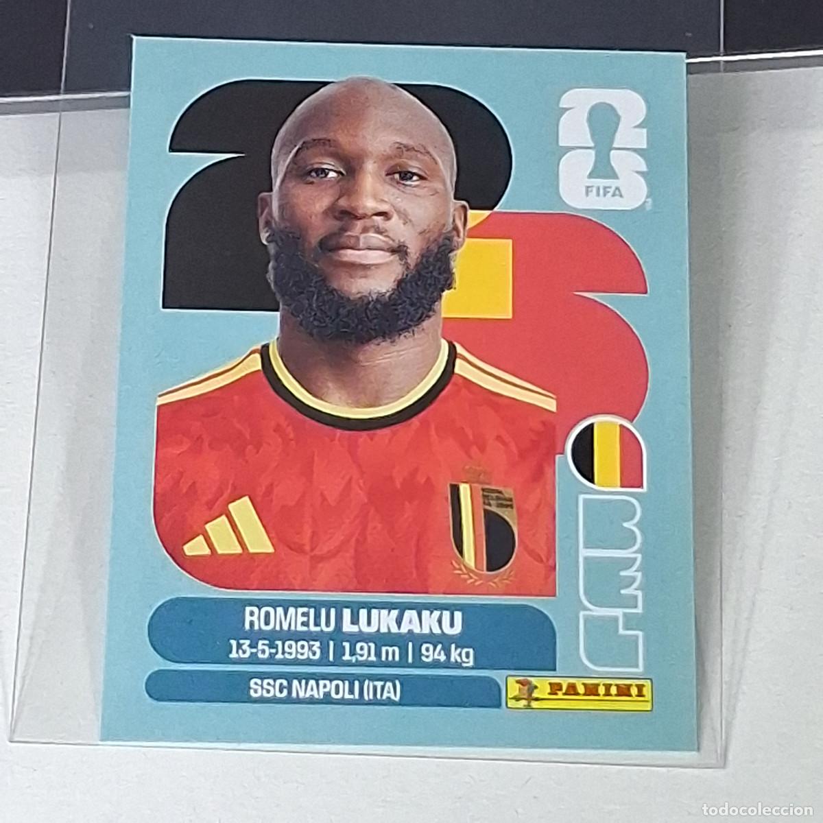 Cromos de f&uacute;tbol: B48 BEL20 ROMELU LUKAKU 20 B&Eacute;LGICA BELGIUM BEL MUNDIAL FIFA WORLD CUP 2026 STICKER PANINI