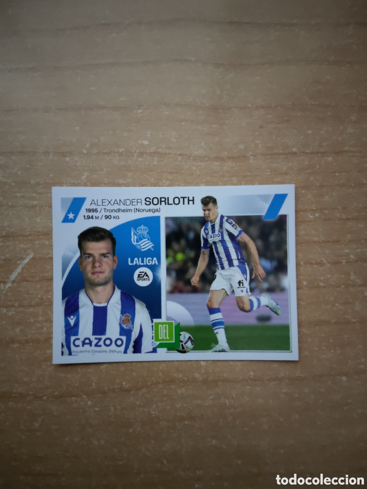 Cromos de f&uacute;tbol: 20 A SORLOTH REAL SOCIEDAD LIGA ESTE 2023 2024