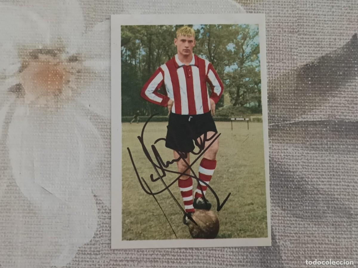 Fu&szlig;ball-Sticker: Cromo futbol firmado Javier Clemente