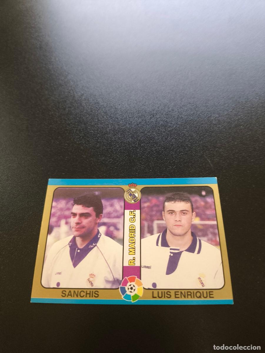 Cromos de f&uacute;tbol: 30 Sanchis Luis Enrique REAL MADRID MUNDICROMO LIGA FUTBOL TOTAL 1994 1995 94 95 NO PANINI LIGA ESTE