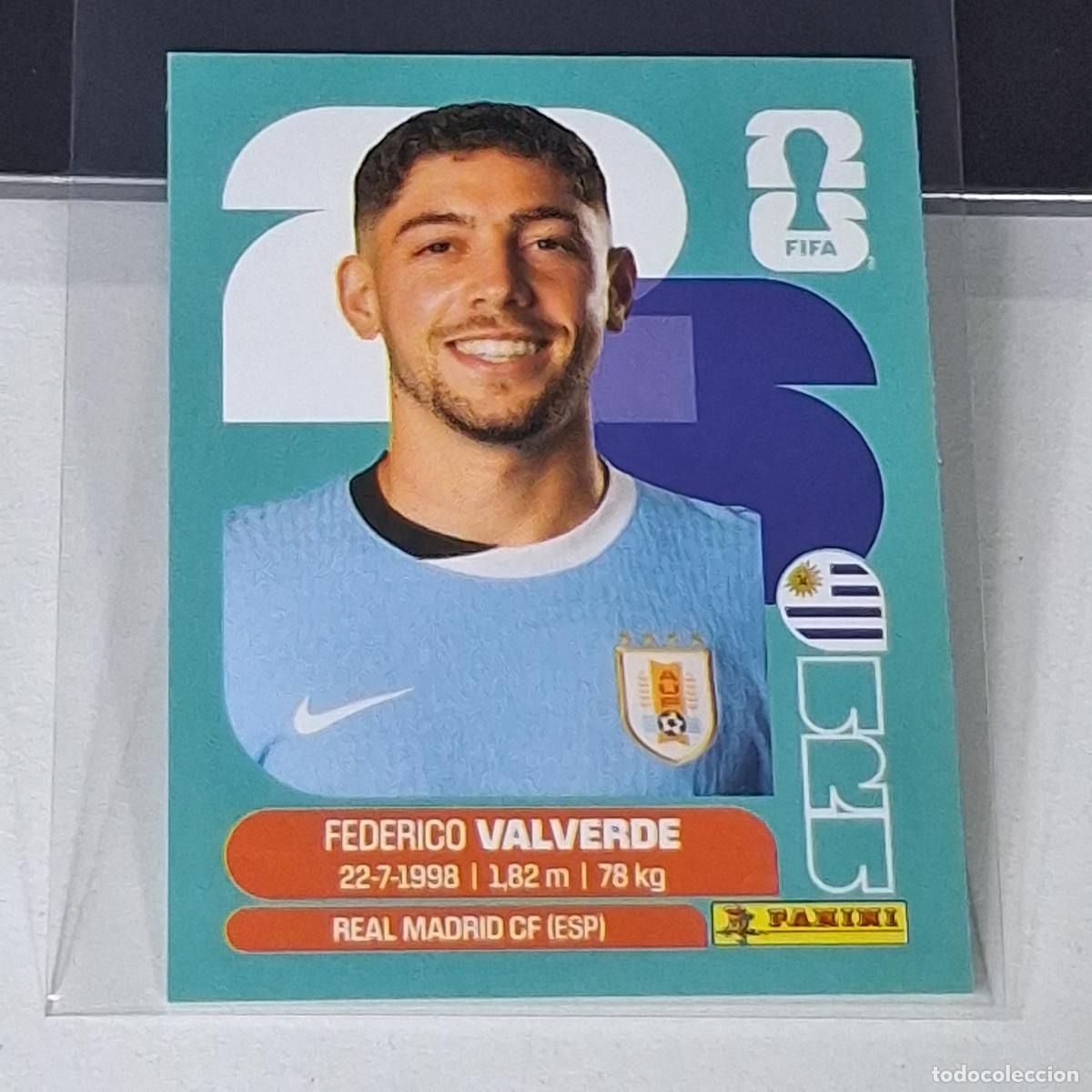 Cromos de f&uacute;tbol: B48 URU 10 URU10 FEDE FEDERICO VALVERDE URUGUAY URU MUNDIAL FIFA WORLD CUP 2026 STICKER PANINI