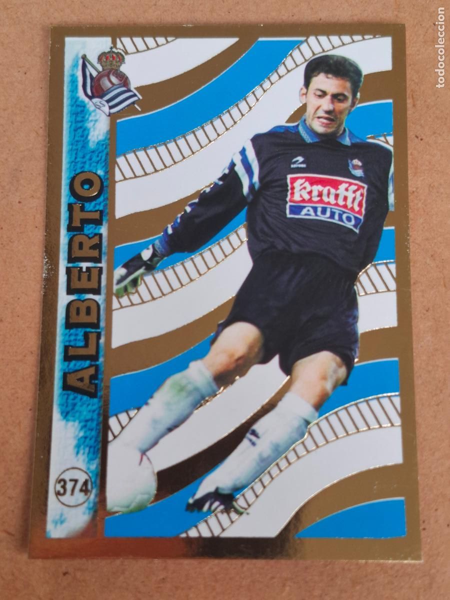 Cromos de f&uacute;tbol: MUNDICROMO 98 99 1998 1999 - 374 ALBERTO - REAL SOCIEDAD ( MEJORES ) - CP14
