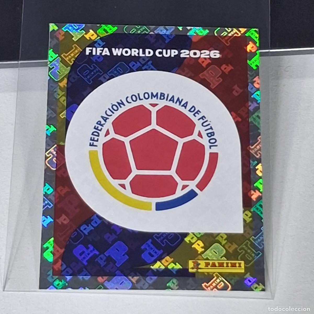 Cromos de Futebol: B48 COL 1 COL1 ESCUDO LOGO BADGE COLOMBIA MUNDIAL FIFA WORLD CUP 2026 STICKER PANINI