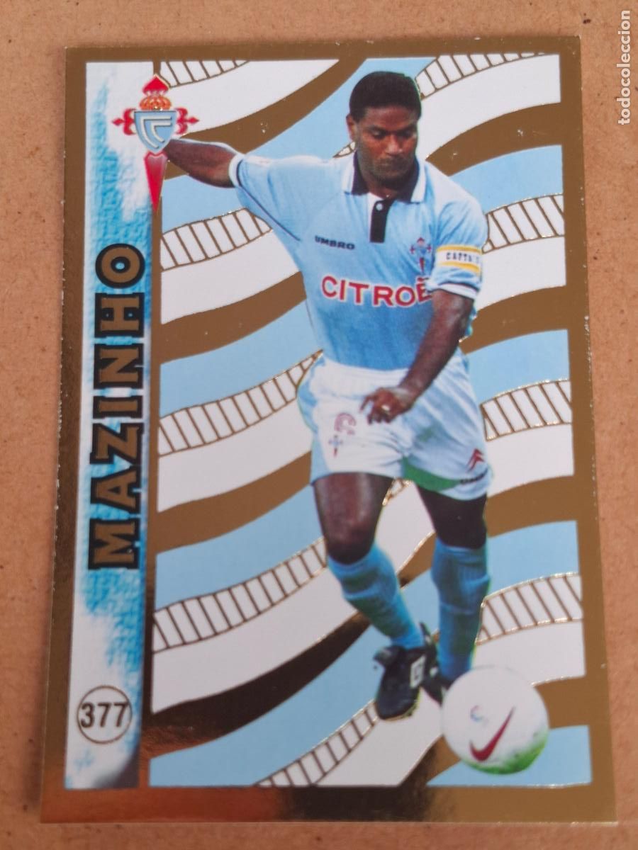 Fu&szlig;ball-Sticker: MUNDICROMO 98 99 1998 1999 - 377 MAZINHO ( EL MEJOR )- R.C. CELTA - CP14