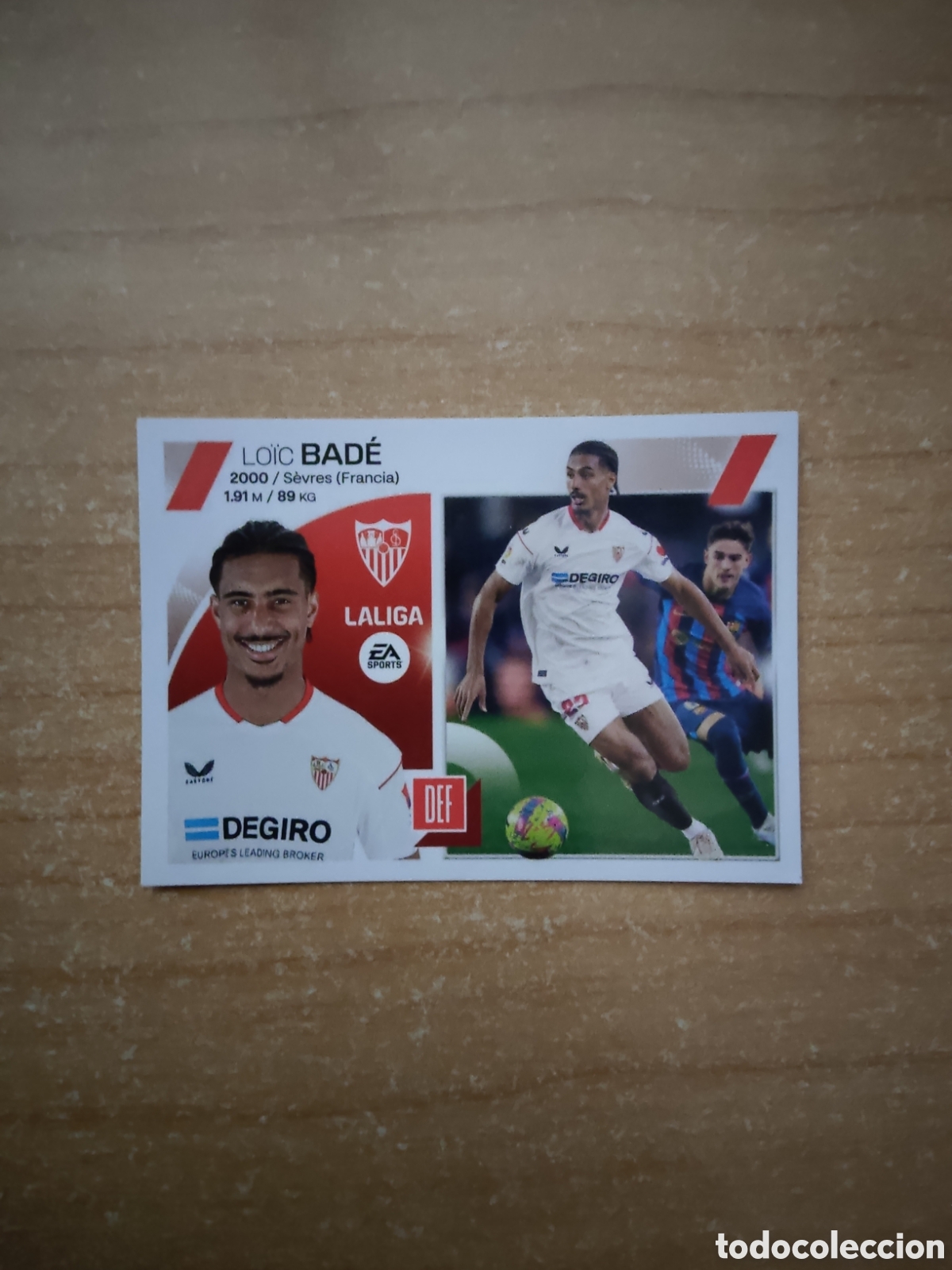Cromos de f&uacute;tbol: 7 BADE SEVILLA LIGA ESTE 2023 2024