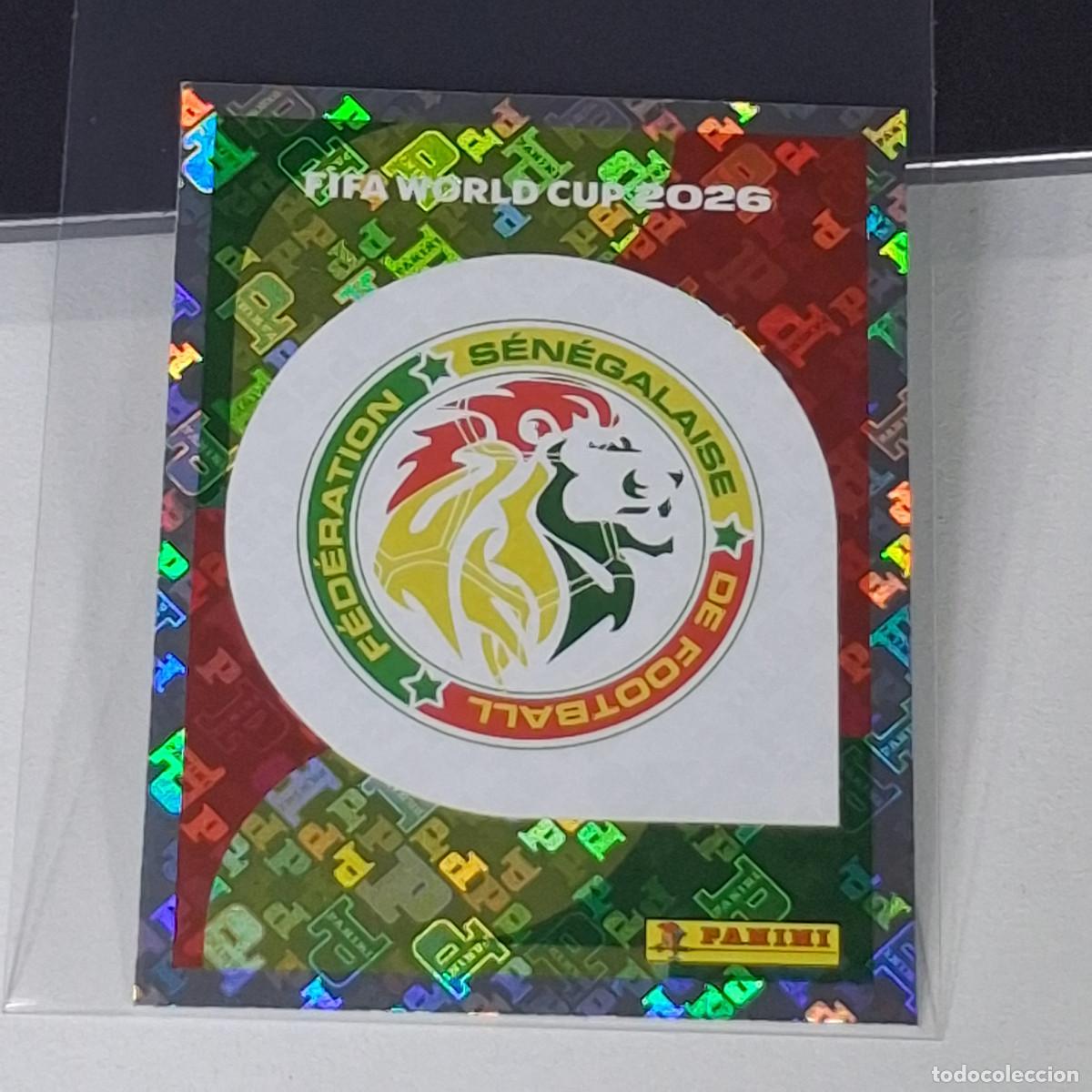 Cromos de f&uacute;tbol: B48 SEN1 EMBLEM ESCUDO 1 SENEGAL SEN MUNDIAL FIFA WORLD CUP 2026 STICKER PANINI