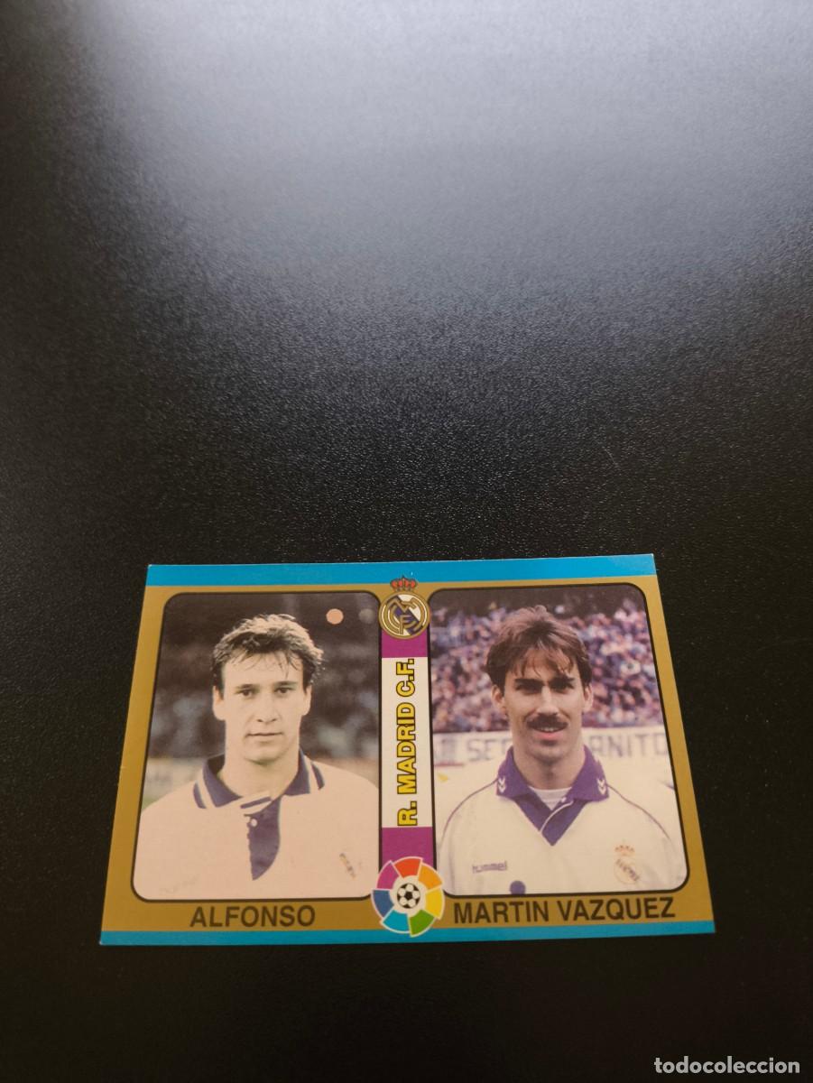 Cromos de f&uacute;tbol: 35 Alfonso / vazquez REAL MADRID MUNDICROMO LIGA FUTBOL TOTAL 1994 1995 94 95 NO PANINI LIGA ESTE
