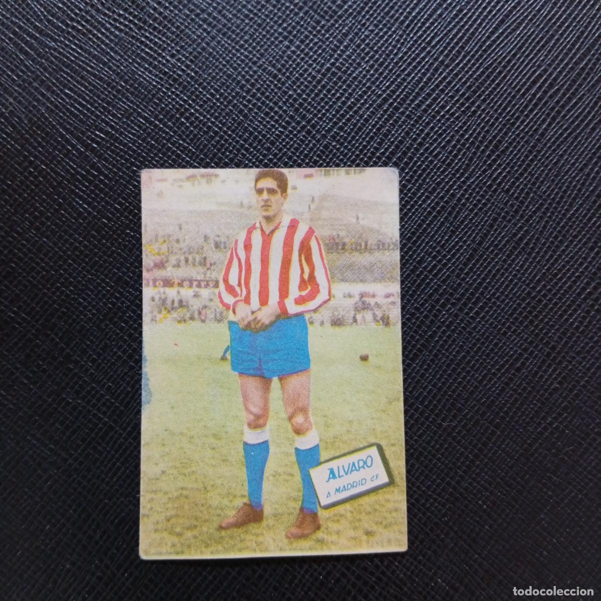 Cromos de f&uacute;tbol: ALVARO AT MADRID FHER 1960 1961 CROMO FUTBOL LIGA 60 61 - DESPEGADO - A16 PG199