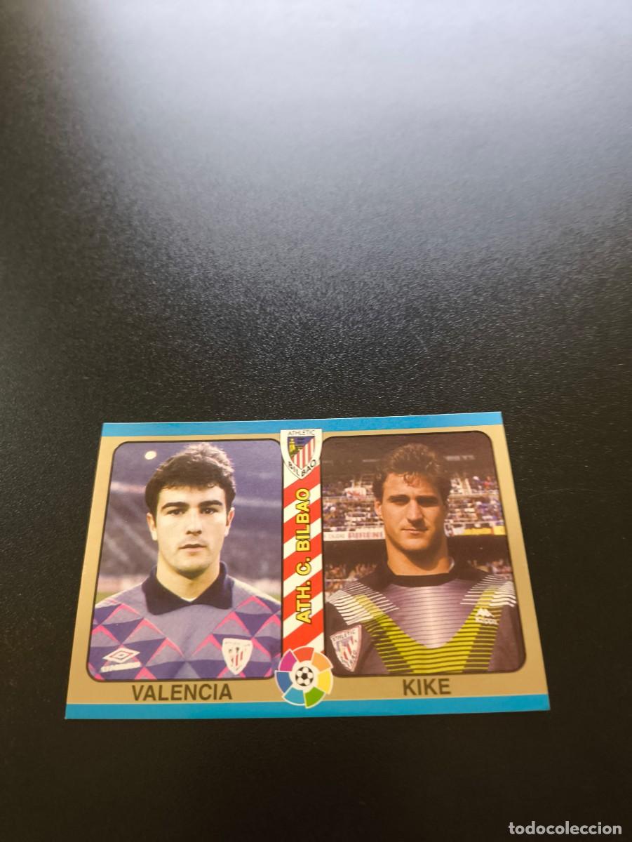 Fu&szlig;ball-Sticker: 37 Valencia Kike ATHLETIC DE BILBAO MUNDICROMO LIGA FUTBOL TOTAL 1994 1995 94 95 N PANINI LIGA ESTE