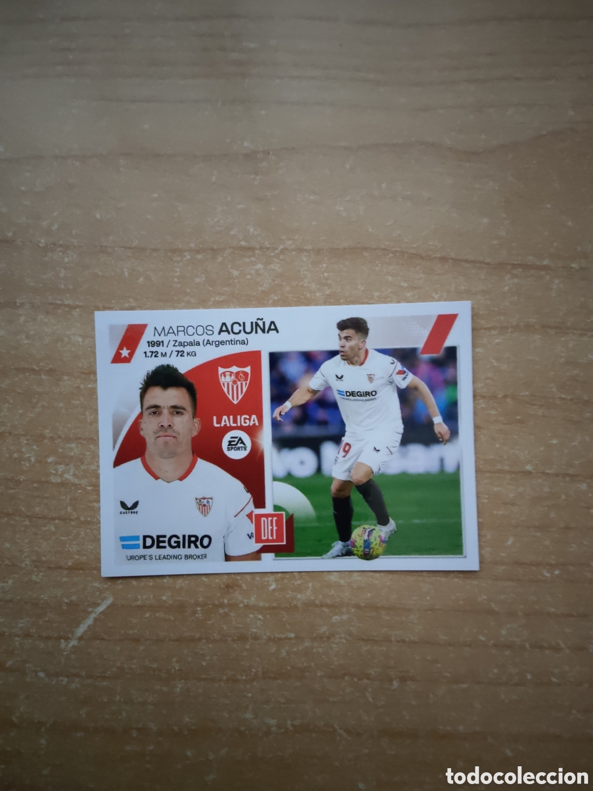 Fu&szlig;ball-Sticker: 9 A ACU&Ntilde;A SEVILLA LIGA ESTE 2023 2024