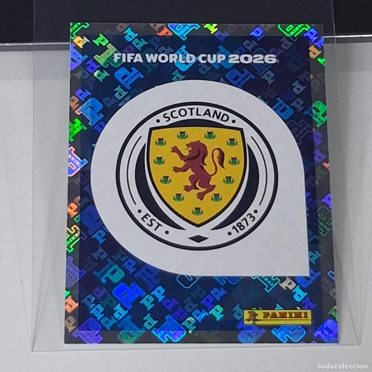 Fu&szlig;ball-Sticker: B48 SCO1 SCO 1 ESCUDO LOGO BADGE ESCOCIA / SCOTLAND MUNDIAL FIFA WORLD CUP 2026 STICKER PANINI