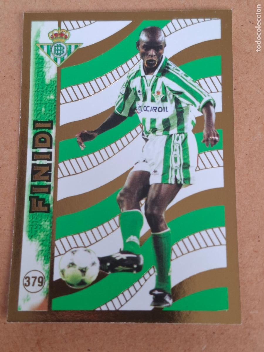 Fu&szlig;ball-Sticker: MUNDICROMO 98 99 1998 1999 - 379 FINIDI ( EL MEJOR ) - REAL BETIS - CP14