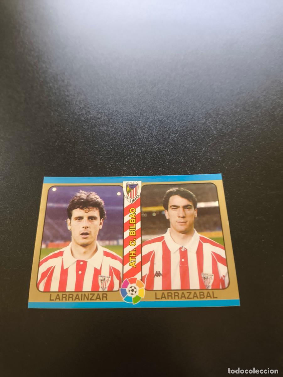 Fu&szlig;ball-Sticker: 39 Larrainzar Larrazabal ATHLETIC BILBAO MUNDICROMO LIGA FUTBOL 1994 1995 94 95 NO PANINI LIGA ESTE