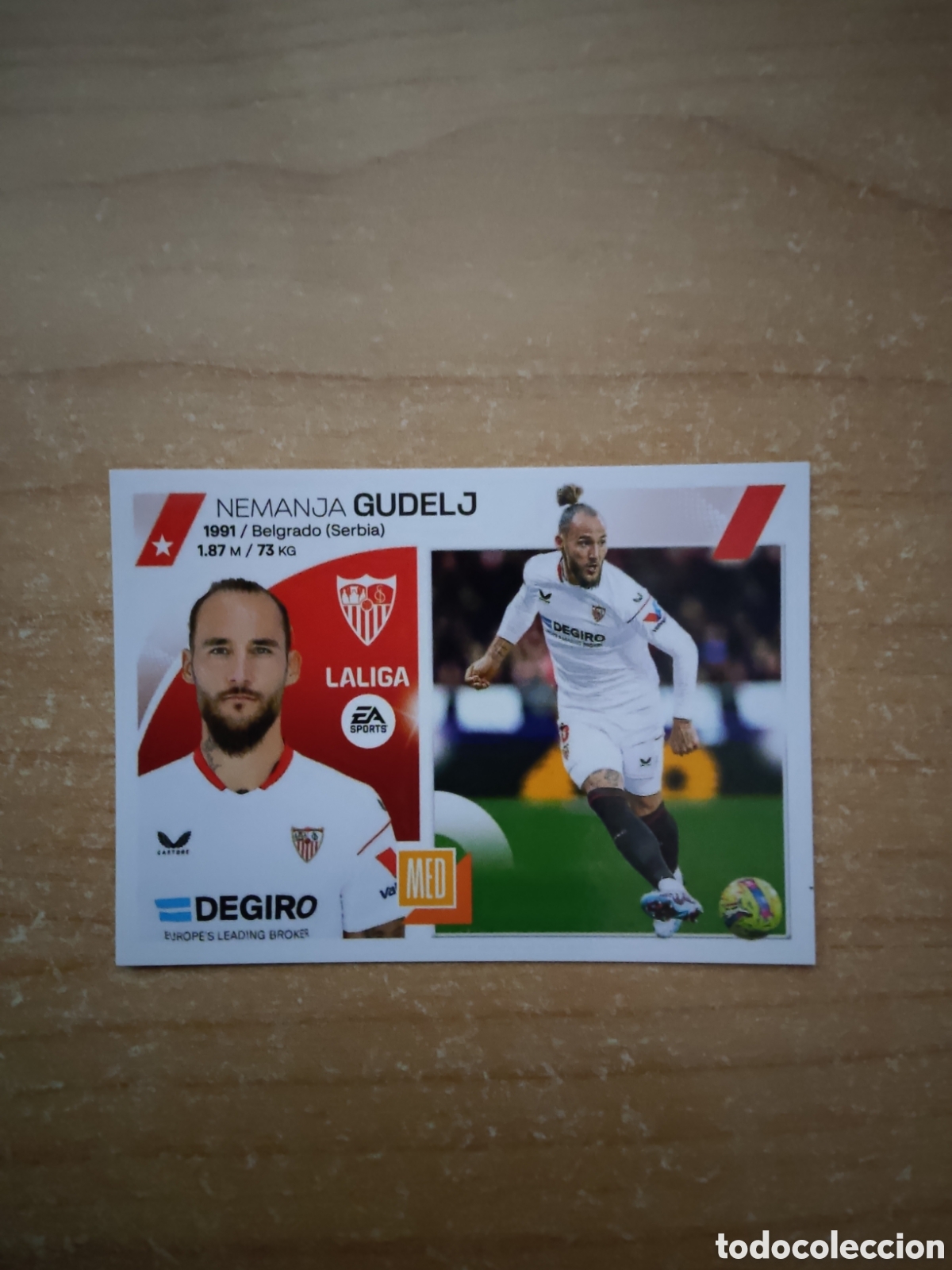 Cromos de Futebol: 10 GUDELJ SEVILLA LIGA ESTE 2023 2024