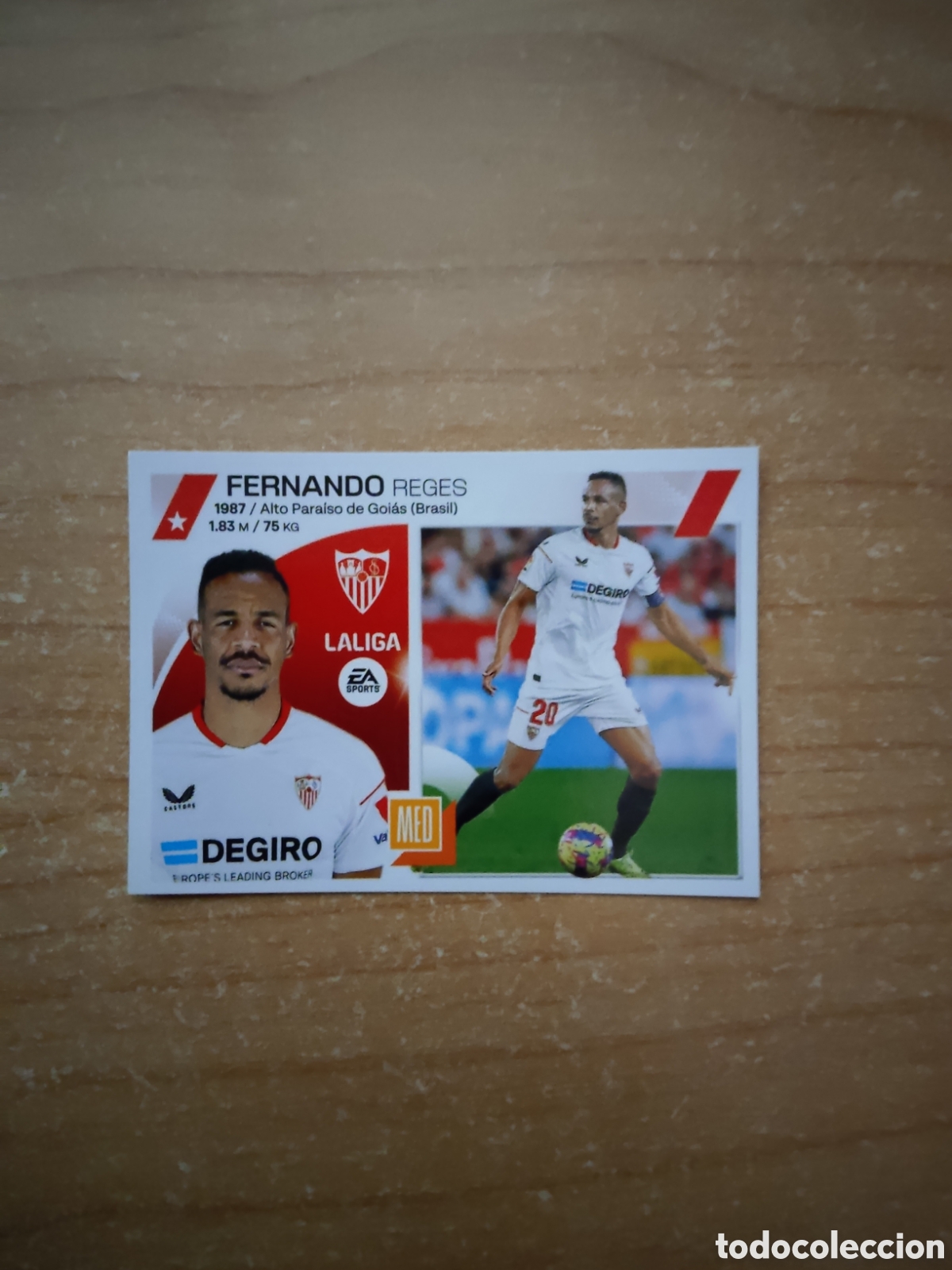 Cromos de Futebol: 11 FERNANDO SEVILLA LIGA ESTE 2023 2024