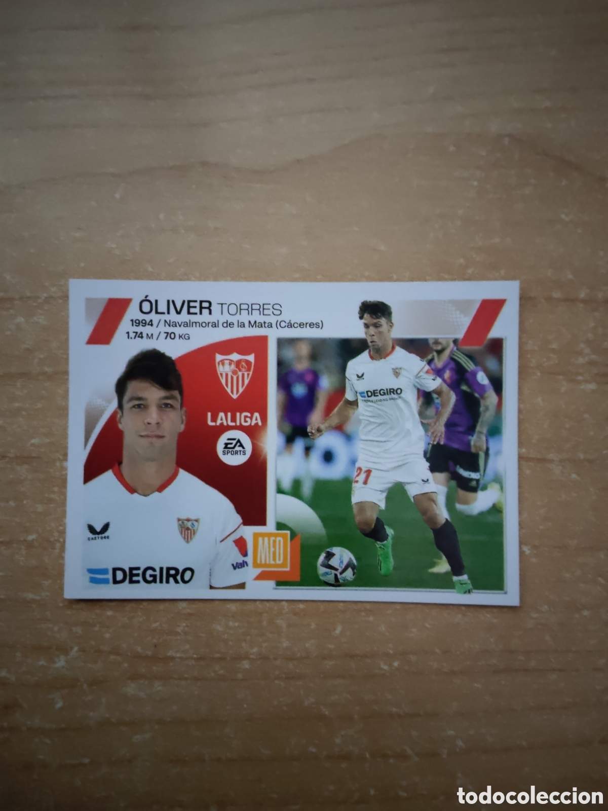 Cromos de Futebol: 12 OLIVER TORRES SEVILLA LIGA ESTE 2023 2024