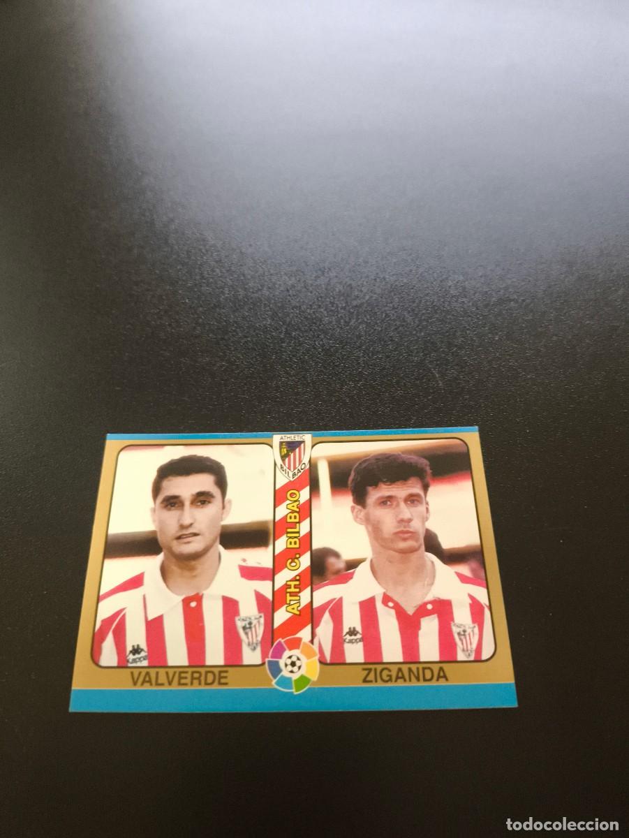 Cromos de Futebol: 45 Valverde / Ziganda ATHLETIC BILBAO MUNDICROMO LIGA FUTBOL 1994 1995 94 95 NO PANINI LIGA ESTE