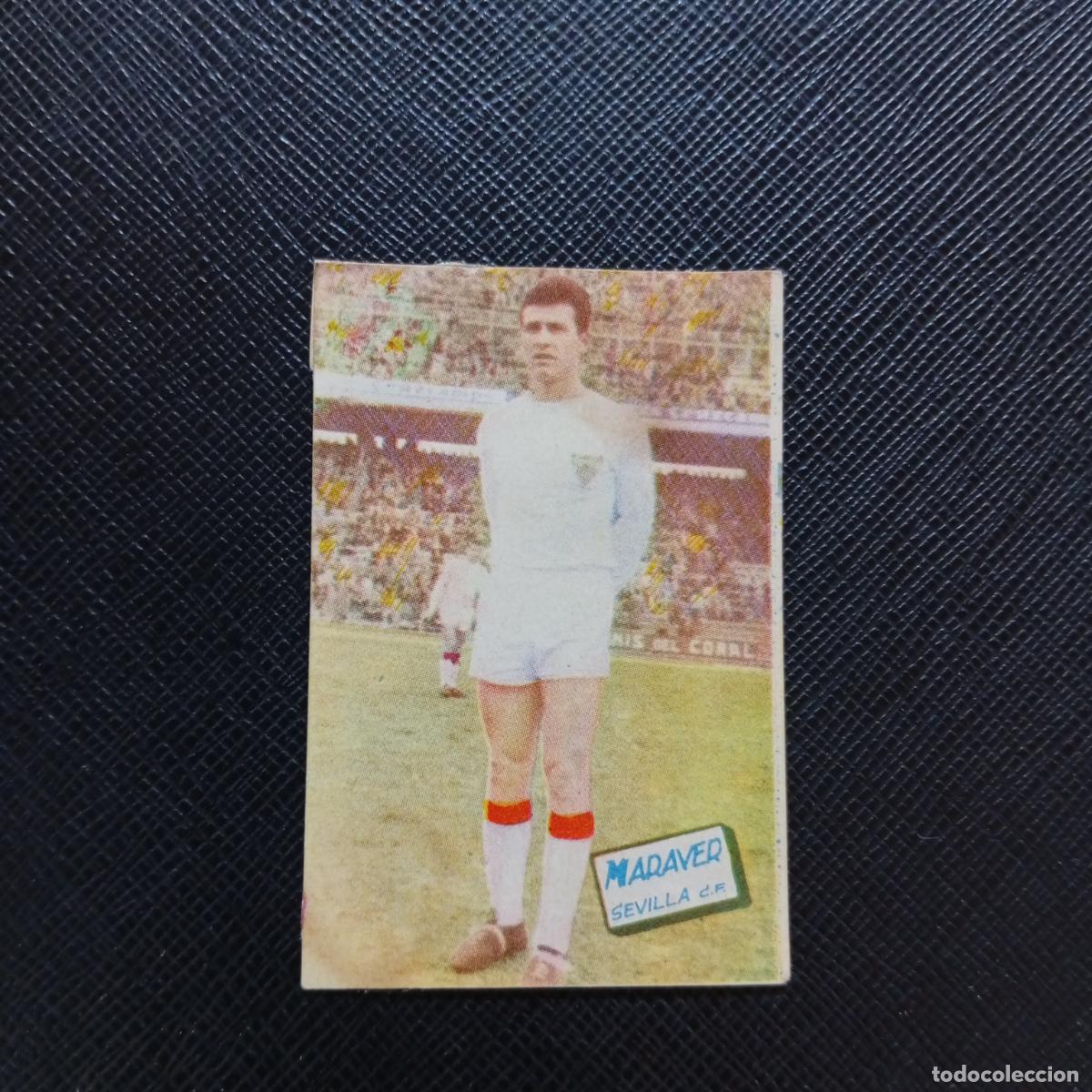 Cromos de f&uacute;tbol: MARAVER SEVILLA FHER 1960 1961 CROMO FUTBOL LIGA 60 61 - DESPEGADO - A16 PG217