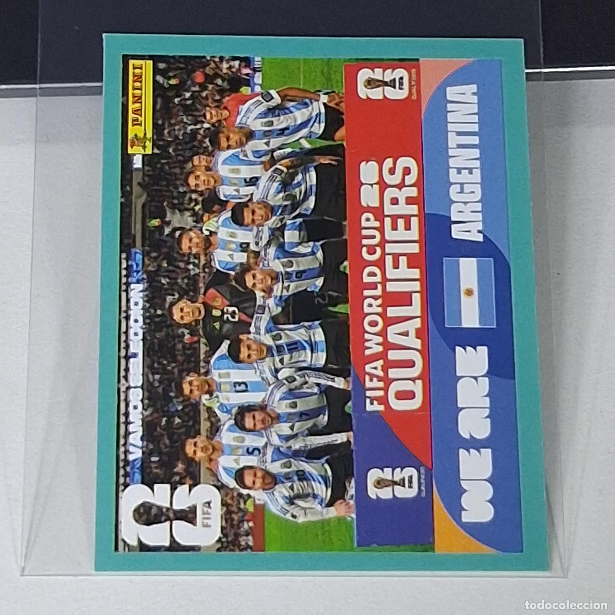 Cromos de f&uacute;tbol: B48 ARG13 TEAM PHOTO EQUIPO 13 ARGENTINA ARG MUNDIAL FIFA WORLD CUP 2026 STICKER PANINI