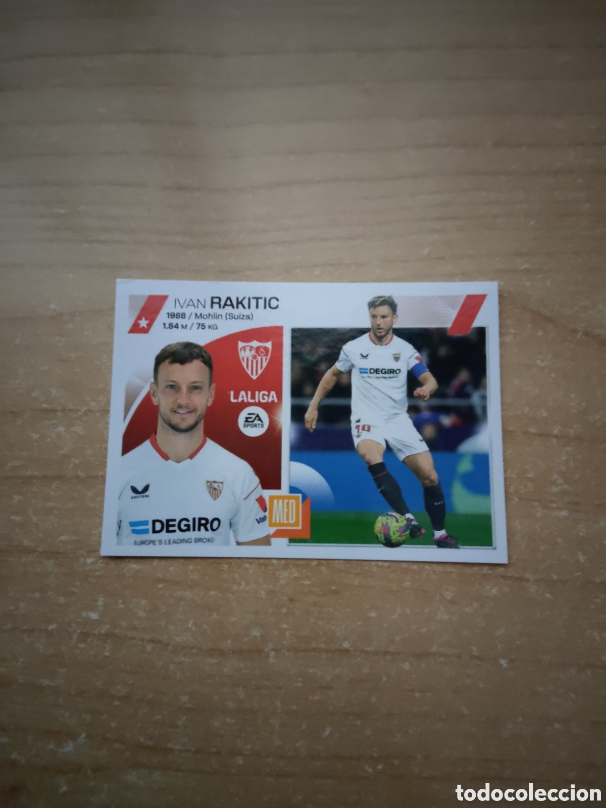 Cromos de f&uacute;tbol: 14 IVAN RAKITIC SEVILLA LIGA ESTE 2023 2024