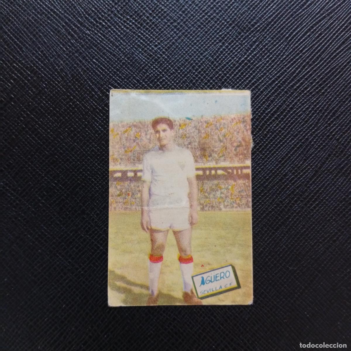Cromos de f&uacute;tbol: AGUERO SEVILLA FHER 1960 1961 CROMO FUTBOL LIGA 60 61 - DESPEGADO - A16 PG217