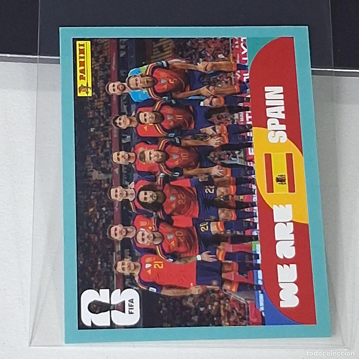Cromos de f&uacute;tbol: B48 ESP13 TEAM PHOTO EQUIPO 13 ESPA&Ntilde;A ESP SPAIN MUNDIAL FIFA WORLD CUP 2026 STICKER PANINI
