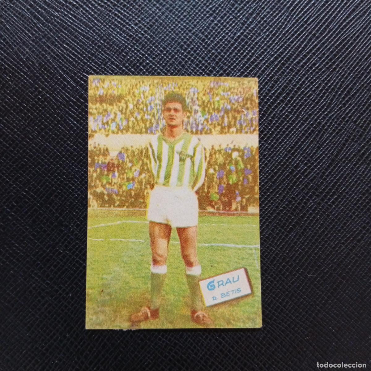 Cromos de f&uacute;tbol: GRAU REAL BETIS FHER 1960 1961 CROMO FUTBOL LIGA 60 61 - DESPEGADO - A16 PG217