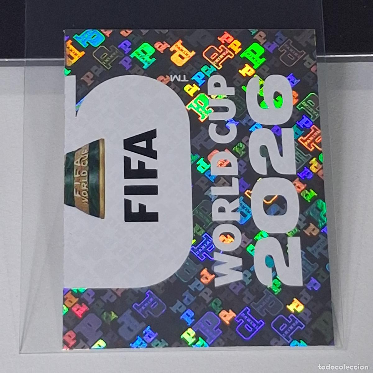 Cromos de f&uacute;tbol: B48 FWC2 FWC 2 OFFICIAL EMBLEM TROFEO MUNDIAL FIFA WORLD CUP 2026 STICKER PANINI
