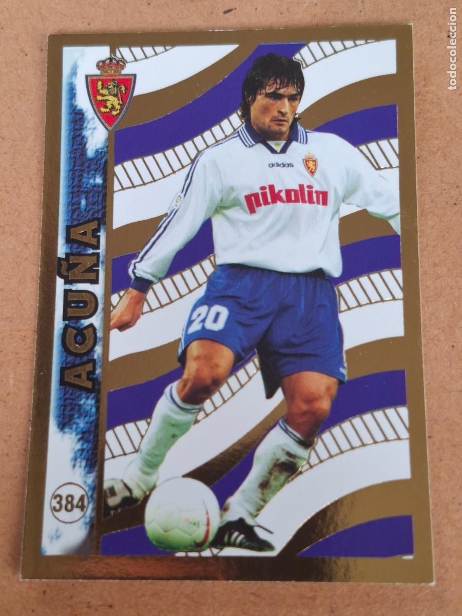 Cromos de f&uacute;tbol: MUNDICROMO 98 99 1998 1999 - 384 ACU&Ntilde;A ( EL MEJOR ) - REAL ZARAGOZA - CP14