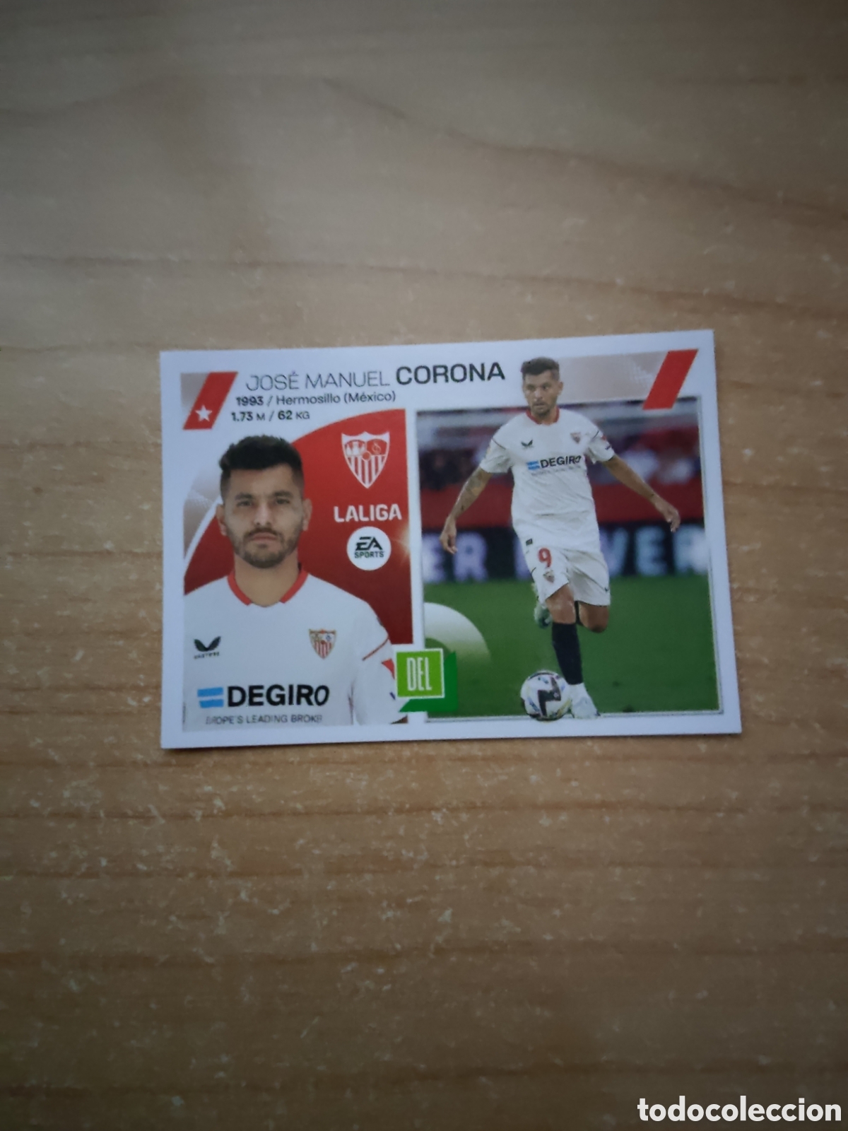 Cromos de f&uacute;tbol: 17 CORONA SEVILLA LIGA ESTE 2023 2024