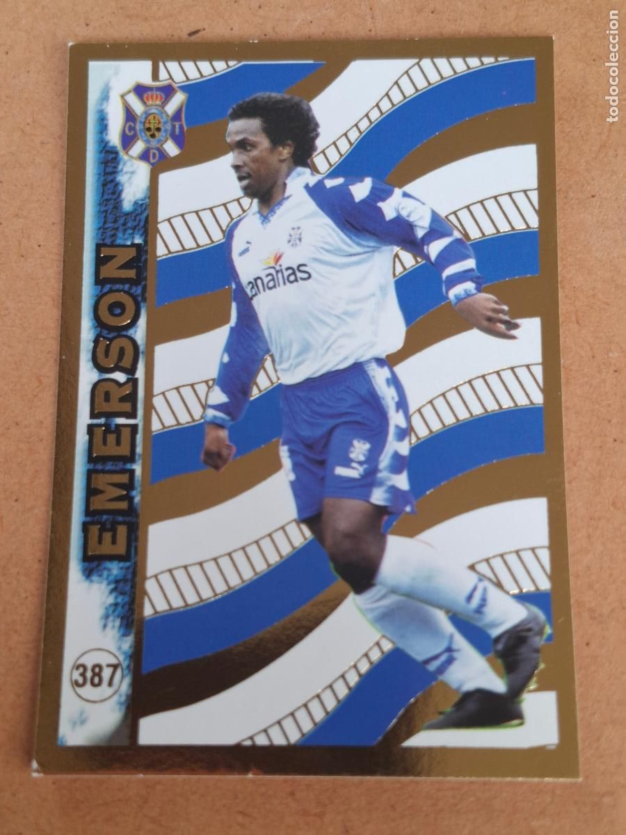 Cartes &agrave; collectionner de Football: MUNDICROMO 98 99 1998 1999 - 387 EMERSON ( EL MEJOR ) - C.D. TENERIFE - CP14