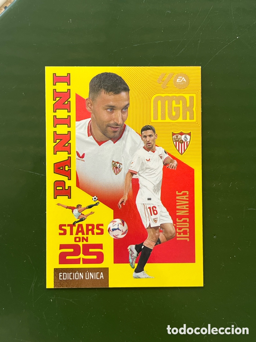 Cromos de f&uacute;tbol: N437 Jes&uacute;s Navas. Stars on 25. Megacracks 2026/27