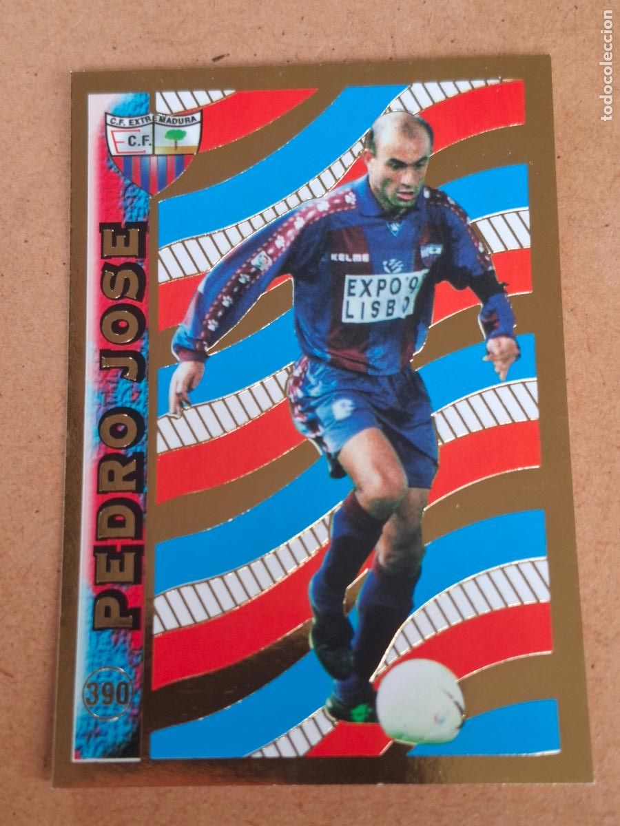 Cromos de f&uacute;tbol: MUNDICROMO 98 99 1998 1999 - 390 PEDRO JOS&Eacute; ( EL MEJOR ) - EXTREMADURA CF - CP14