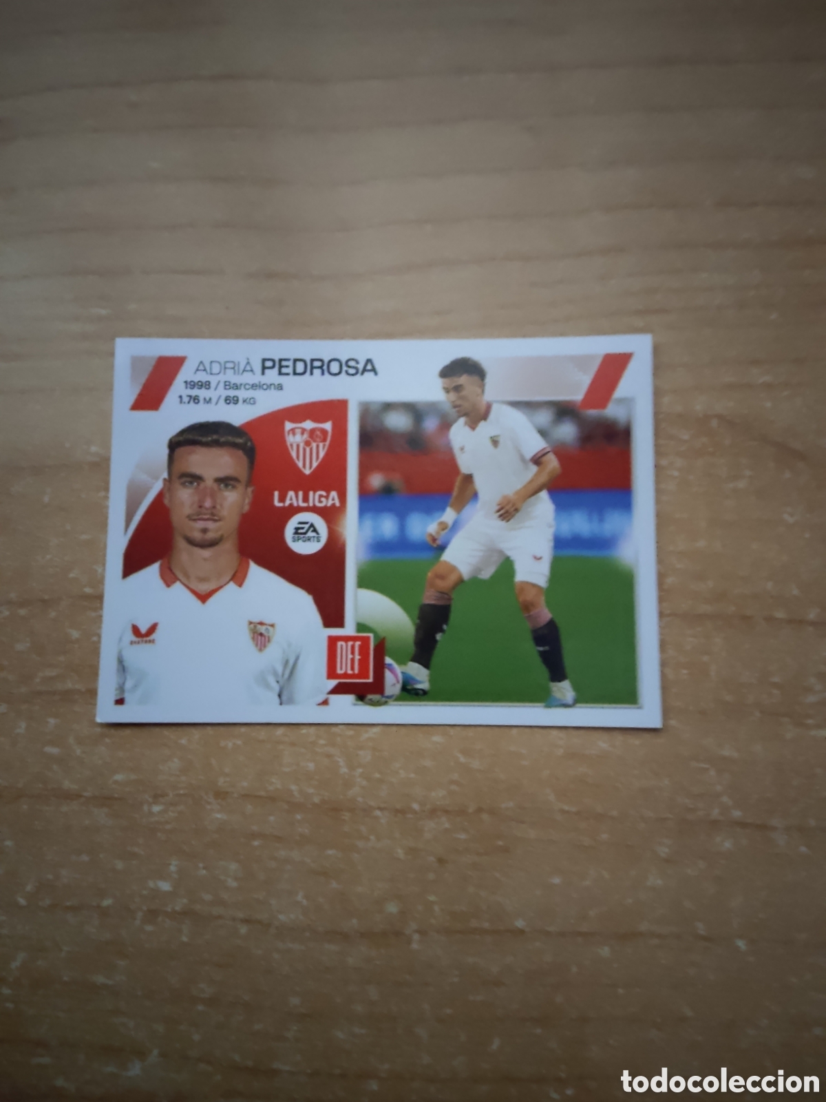 Cromos de f&uacute;tbol: 8 PEDROSA ULTIMO FICHAJE SEVILLA LIGA ESTE 2023 2024