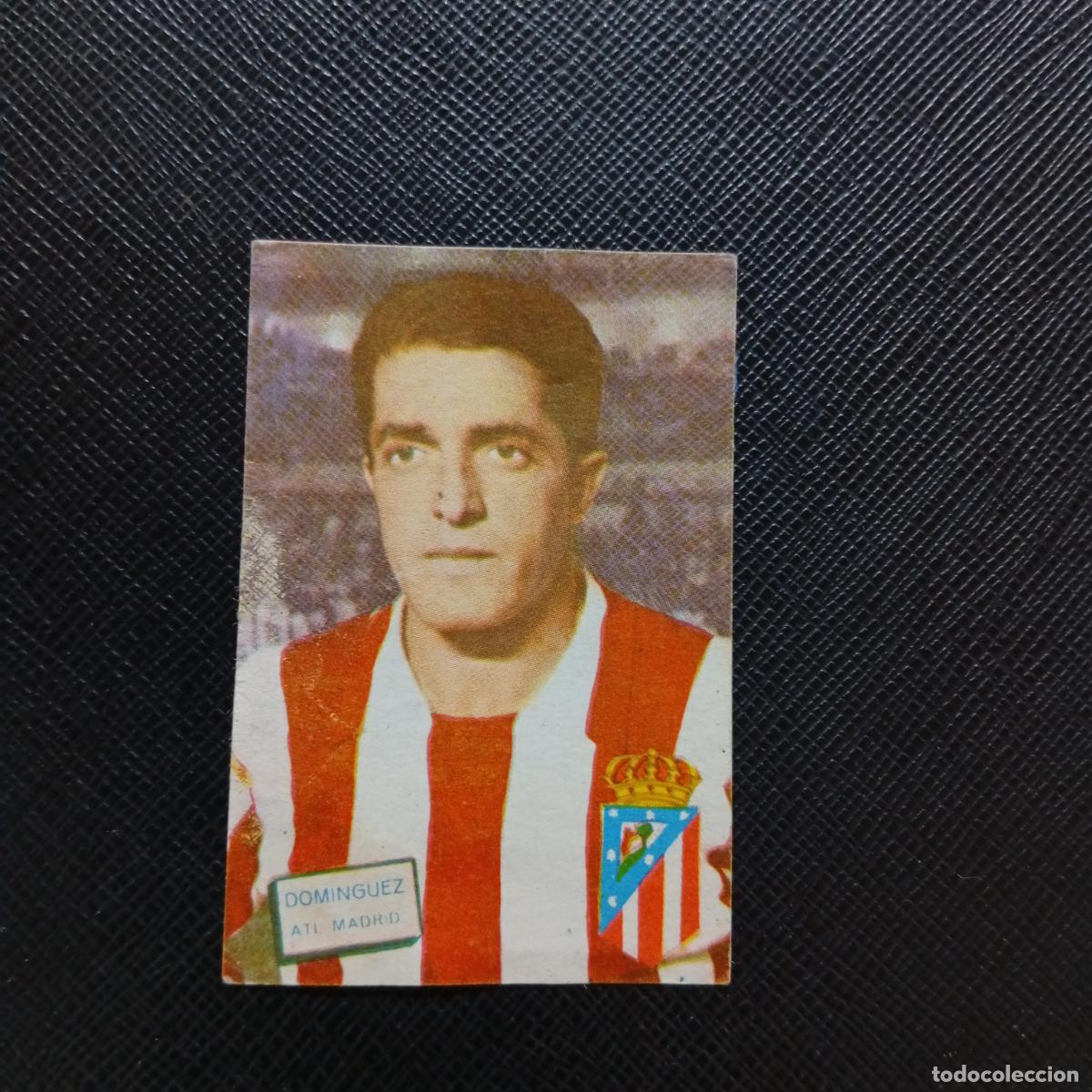 Cromos de f&uacute;tbol: DOMINGUEZ AT MADRID FHER 1961 1962 CROMO FUTBOL LIGA 61 62 - DESPEGADO - A16 PG235