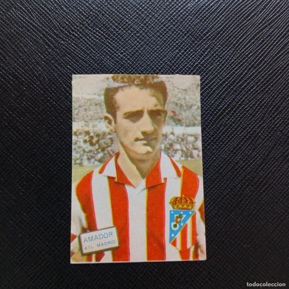 Cromos de f&uacute;tbol: AMADOR AT MADRID FHER 1961 1962 CROMO FUTBOL LIGA 61 62 - DESPEGADO - A16 PG235
