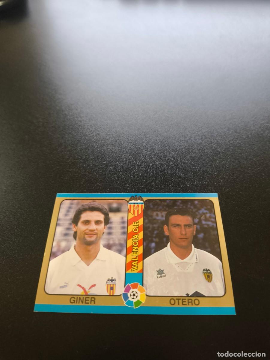 Cromos de f&uacute;tbol: 57 Giner / Otero VALENCIA MUNDICROMO LIGA FUTBOL TOTAL 1994 1995 94 95 NO PANINI LIGA ESTE