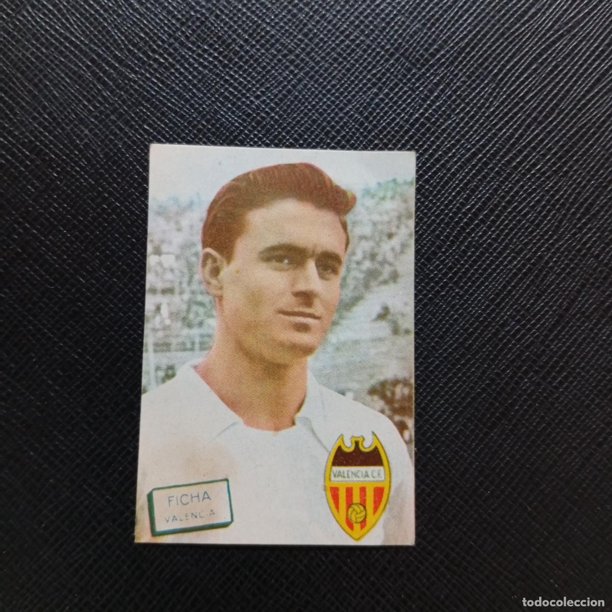 Cromos de f&uacute;tbol: FICHA VALENCIA FHER 1961 1962 CROMO FUTBOL LIGA 61 62 - DESPEGADO - A16 PG244