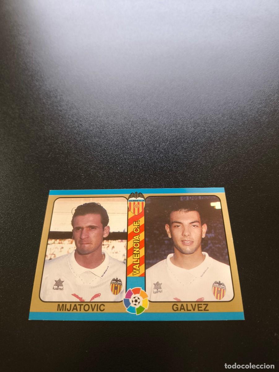 Cromos de f&uacute;tbol: 61 Mijatovic / Galvez VALENCIA MUNDICROMO LIGA FUTBOL TOTAL 1994 1995 94 95 NO PANINI LIGA ESTE