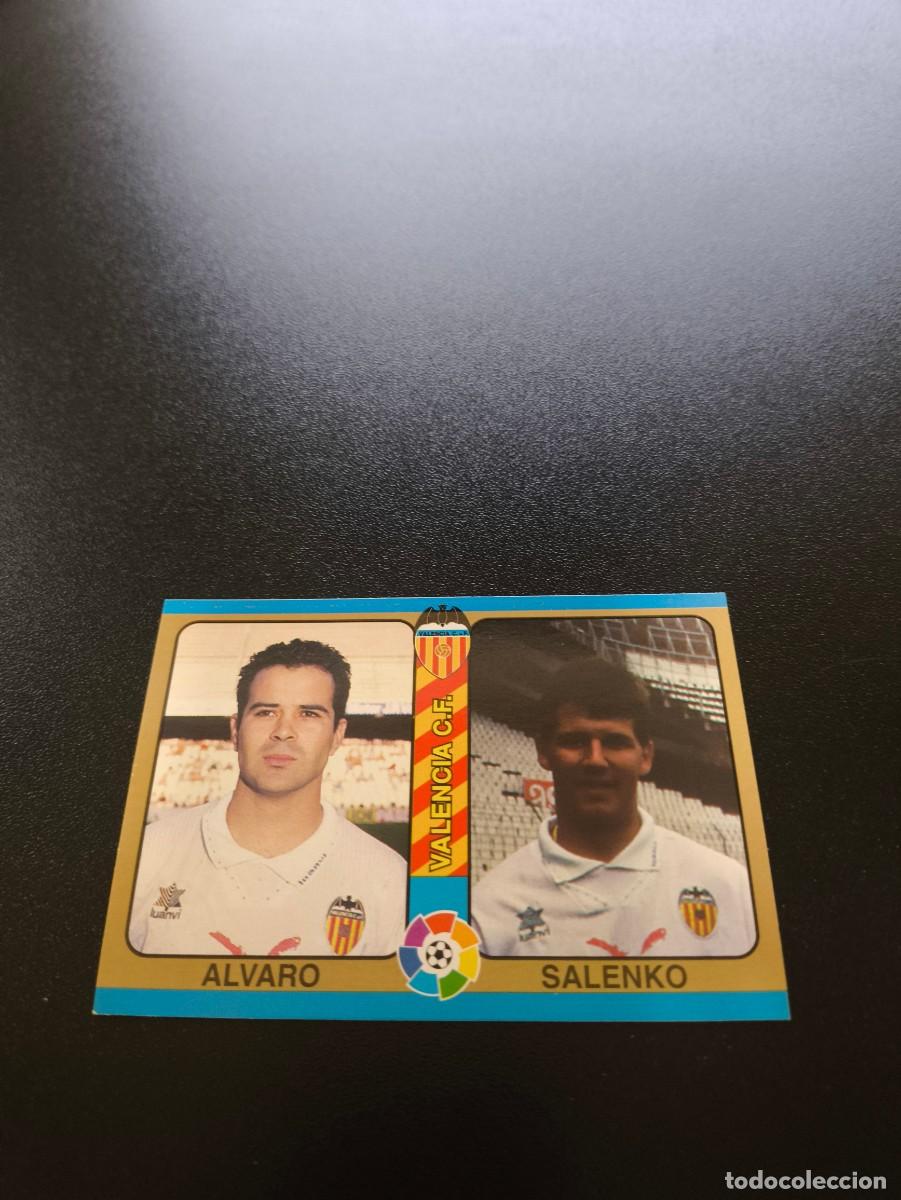 Cromos de f&uacute;tbol: 63 Alvaro / Salenko VALENCIA MUNDICROMO LIGA FUTBOL TOTAL 1994 1995 94 95 NO PANINI LIGA ESTE