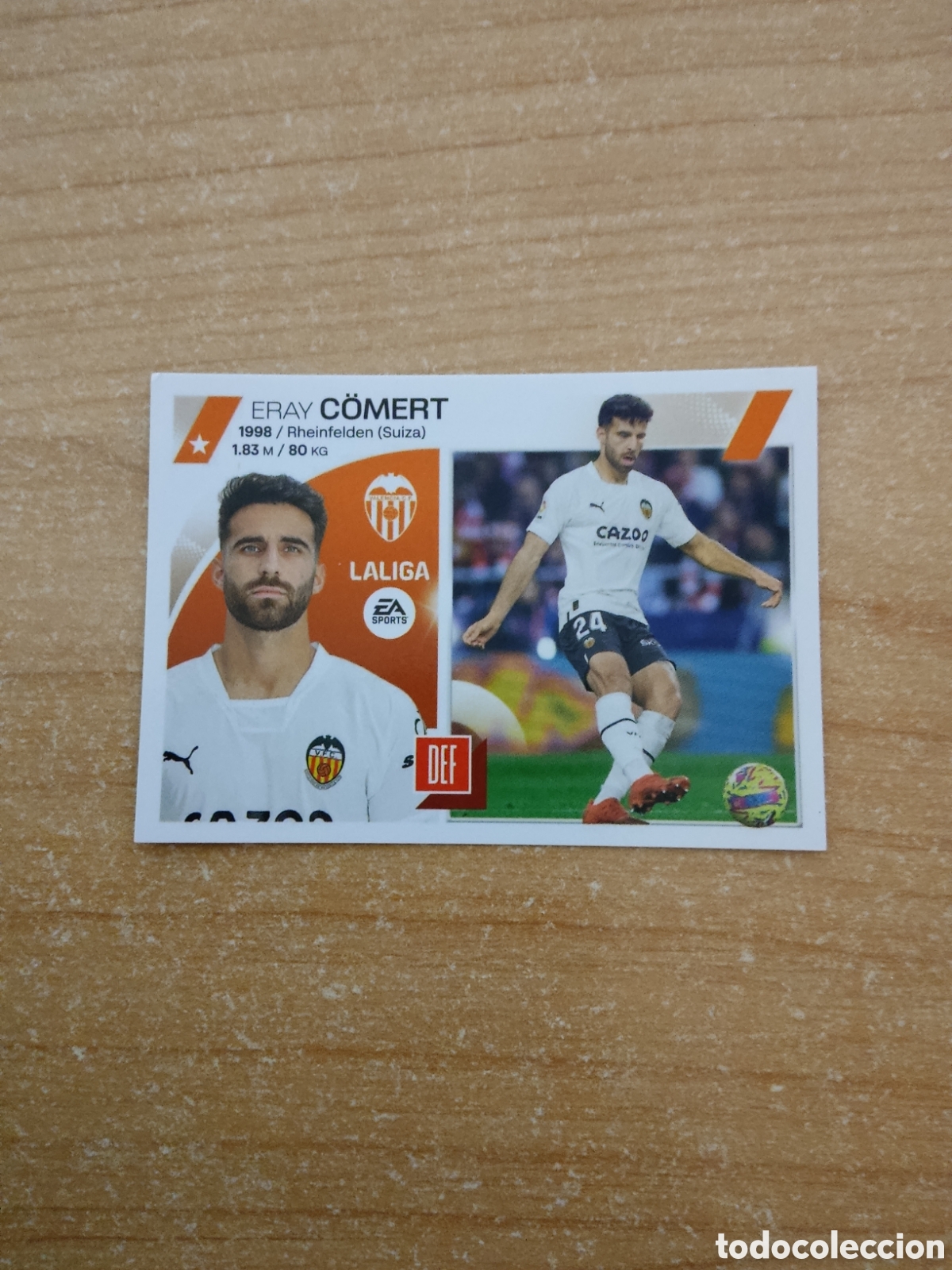 Figurine di Calcio: 9 COMERT VALENCIA LIGA ESTE 2023 2024