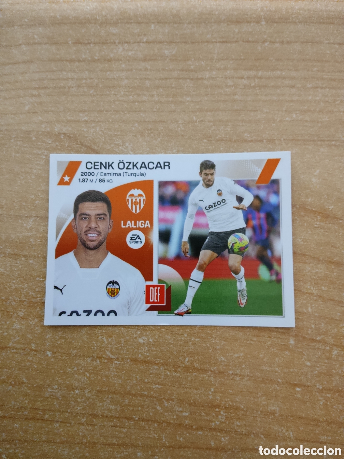 Figurine di Calcio: 9 BIS CENK OZKACAR VALENCIA LIGA ESTE 2023 2024