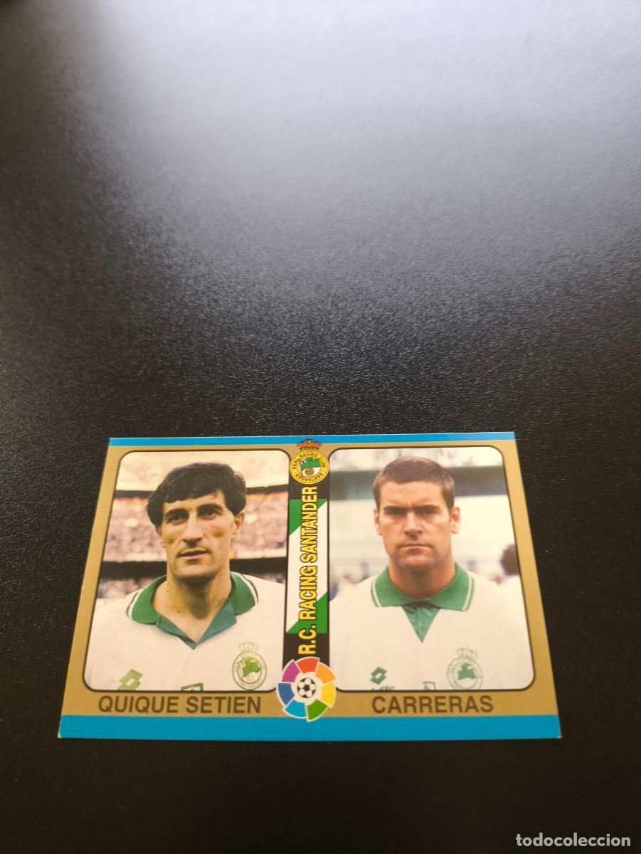 Figurine di Calcio: 69 Quique Setien Carreras RACING SANTANDER MUNDICROMO LIGA FUTBOL 1994 1995 94 95 N PANINI LIGA ESTE