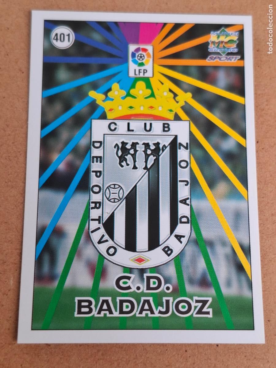 Cromos de Futebol: MUNDICROMO 98 99 1998 1999 - 401 ESCUDO / PLANTILLA - C.D. BADAJOZ - CP14