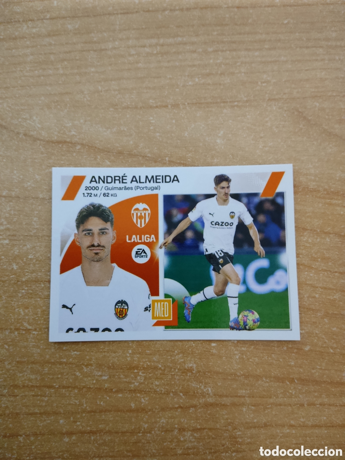 Cromos de Futebol: 13 ANDRE ALMEIDA VALENCIA LIGA ESTE 2023 2024