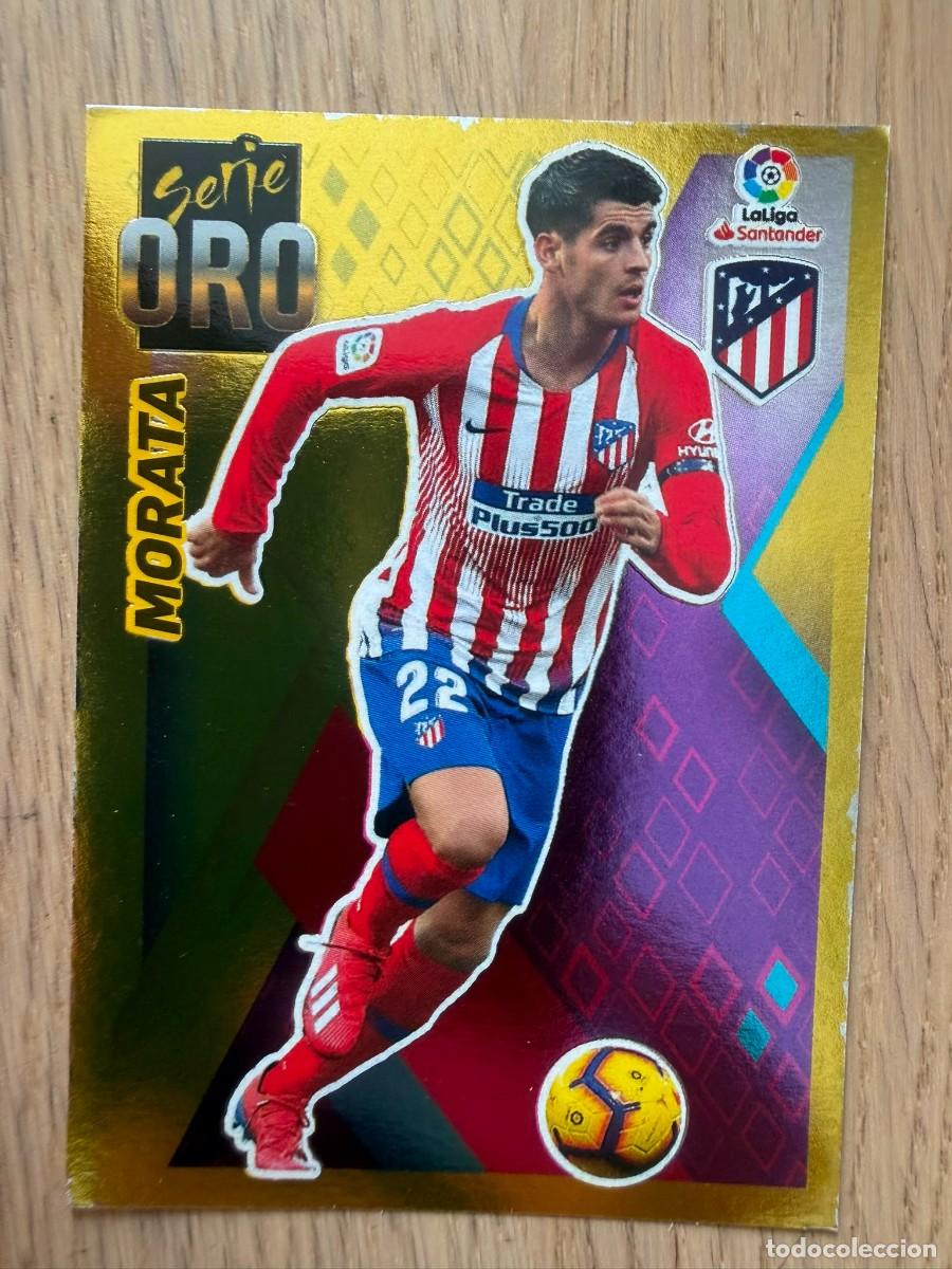 Cromos de Futebol: 7 MORATA SERIE ORO ATLETICO MADRID 19 20 2019 2020 LIGA SANTANDER COLECCIONES ESTE SIN PEGAR STICKER
